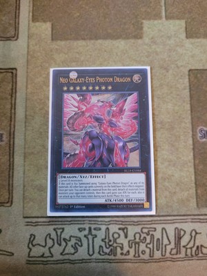 YUGIOH NEO GALAXY-EYES PHOTON DRAGON BLLR-EN064 ULTRA 1ST ED NM-image