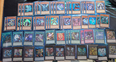YuGiOh 57 Card Complete High Rarity Galaxy Eyes Photon Deck Ft Quarter Century-image