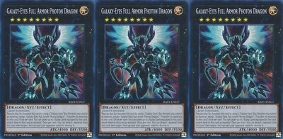 3x Galaxy-Eyes Full Armor Photon Dragon | RA01-EN037 | SR | 1st Ed | Near Mint-image