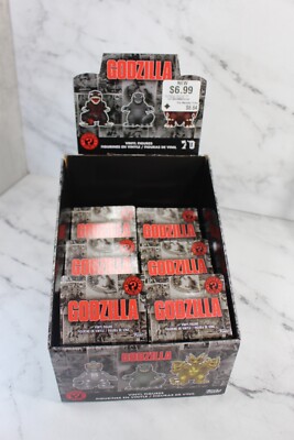 DISPLAY EMPTY BOX FUNKO MYSTERY MINIS 70th ANNIVERSARY  GODZILLA with 6 empties-image