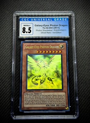 Galaxy-Eyes Photon Dragon- Ghost Rare-1St Edition-💎CGC 8.5 NM/Mint💎- Yu-Gi-Oh!-image