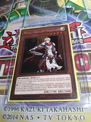 YuGiOh - Noble Knight Medraut - NKRT-EN006 - Platinum Rare - Limited Edition NM-image