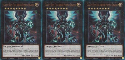 3x Galaxy-Eyes Full Armor Photon Dragon | RA01-EN03| PUR | 1st Ed | Near Mint-image