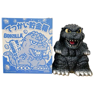 With Box 1994 Godzilla Piggy Bank Big Big Soft Vinyl GODZILLA-image