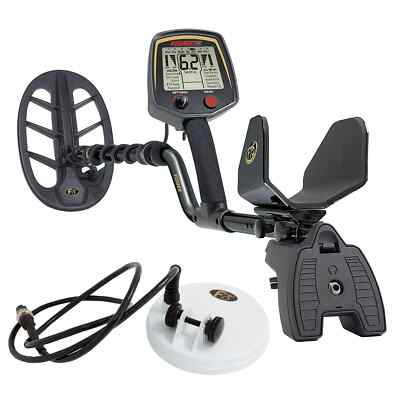 Fisher F75 Limited Edition Black Metal Detector w/ 2 DD Waterproof Search Coils-image