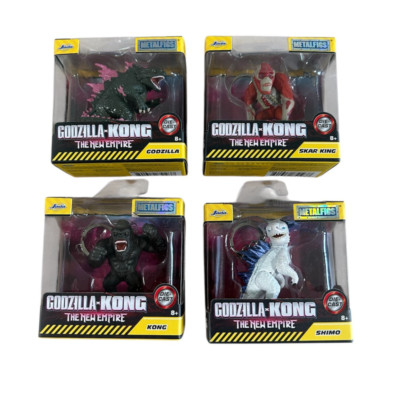 Godzilla x Kong The New Empire Die-Cast Metal Figs Jada Complete Set NEW!-image