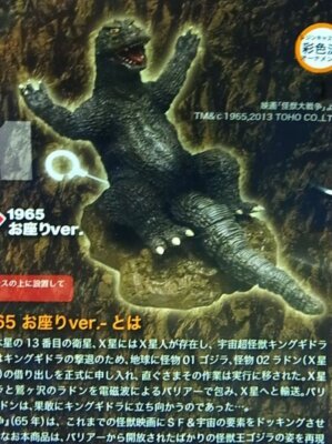 Godzilla Sitting Special Effects Encyclopedia War of Monsters W/BOX F/S FEDEX-image