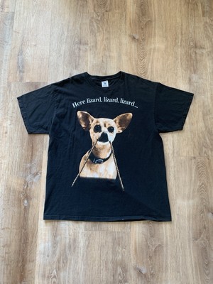 Vintage 1998 Taco Bell Godzilla Promo Chihuahua Here Lizard Box T-Shirt XL Tee-image