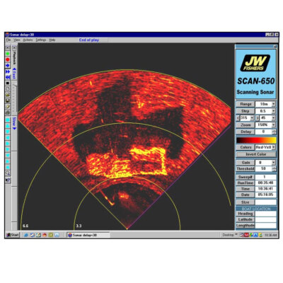J.W. Fisher's Scan-650 Scanning Sonar-image