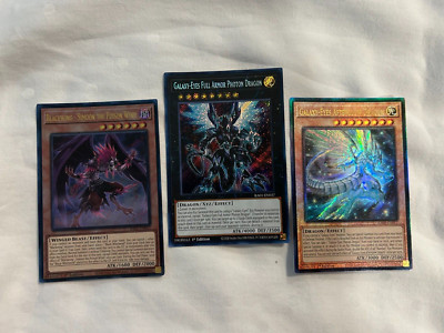 GALAXY EYES AFTERGLOW DRAGON PRISMATIC ULTIMATE RARE FULL ARMOR PHOTON BLACKWING-image