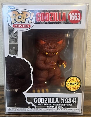Funko POP! Godzilla (1984) 70th Anniversary CHASE VARIANT #1663 + Box Protector-image