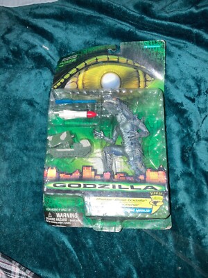 1998 Trendmasters BANDAI SHATTER BLAST Godzilla vs MISSILE LAUNCHER NEW IN BOX-image