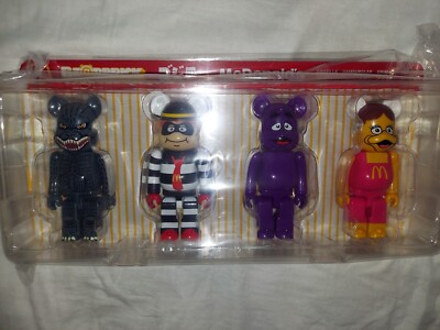 BE@RBRICK McDonald's Godzilla CollaborationBearbrick 150% 4 Set  Figure Medicom-image