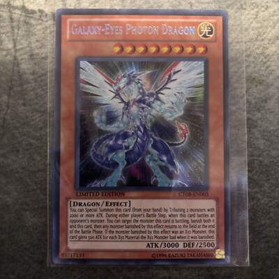 Yu-Gi-Oh! TCG Galaxy-Eyes Photon Dragon 2011 Collectors Tins Ct08-En003 Limited-image