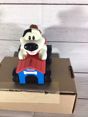 Fisher Price 2006 Mattel K6126 Push & Go Doghouse Car Barks With Engine Sound-image