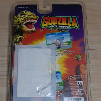 1995 GODZILLA Electronic Handheld Game Unused with Box Manual Japan Vintage-image
