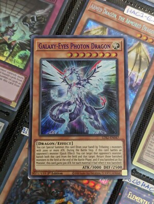 1X NM Galaxy-Eyes Photon Dragon (Purple) - LDS2-EN047 - Ultra Rare 1st Edition-image
