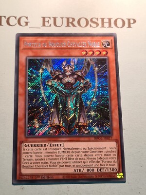 NOBLE KNIGHT'S SHIELD- BEARER▪︎YUGIOH▪︎BROL▪︎2021▪︎FRENCH▪︎SECRET RARE▪︎NM #3035-image