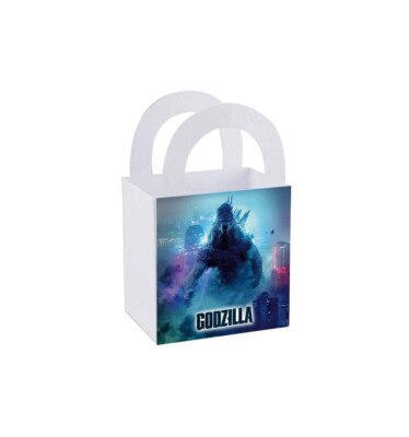 8 Godzilla Monsters Treat Box Party Favor Loot Goody Bag Birthday  3