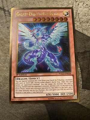 Yu Gi Oh Galaxy-Eyes Photon Dragon - PGLD-EN038 - Gold Rare - 1st ed-image