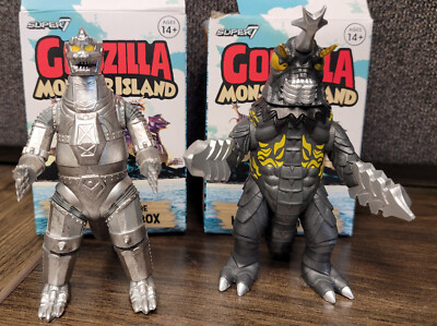 Super7 Godzilla Monster Island Blind Box MECHAGODZILLA & MEGALON ReAction Figure-image