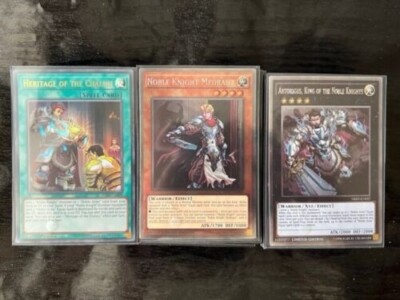 Yugioh - Complete Noble Knight Deck + Extra Deck *Tournament Ready* Heritage-image
