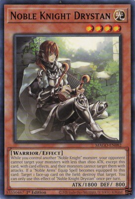 Yu-Gi-Oh! Noble Knight Drystan MAGO-EN082 Rare 1st Edition NM-image