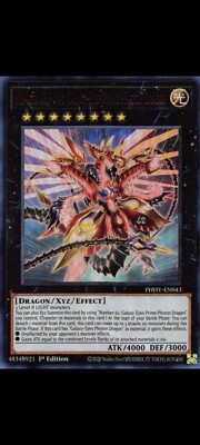 EURO PRINT Number C62: Neo Galaxy-Eyes Prime Photon Dragon - PHHY-EN043 1st NM -image