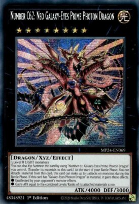 Yugioh! Number C62: Neo Galaxy-Eyes Prime Photon Dragon - MP24-EN069 - Prismatic-image
