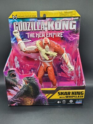 SKAR KING w/ Whipslash 6” Figure Godzilla X Kong The New Empire 2024 Playmates-image