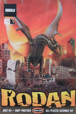 RODAN MONSTER FROM THE GODZILLA SERIES POLAR LIGHTS SNAP TOGETHER PLASTIC KIT-image