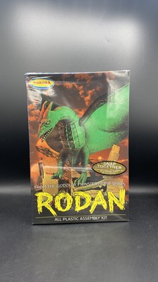 Aurora 6801 Godzilla Movie Series Rodan All Plastic Model Kit 2000 Damaged Box-image