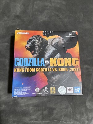 BANDAI S.H. Monsterarts 2021 Godzilla Vs Kong “KING KONG” Figure - Damaged Box-image