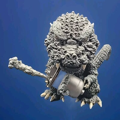 X-plus Deforeal Godzilla 1984 Figure Garage toy Limited Rare Toho 2018 Box-image