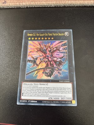 Number C62: Neo Galaxy-Eyes Prime Photon Dragon PHHY-EN043 1st Ed Mint-image