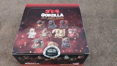 Ensky Godzilla Soft Vine Puppet Mascot 10 Pieces Box-image