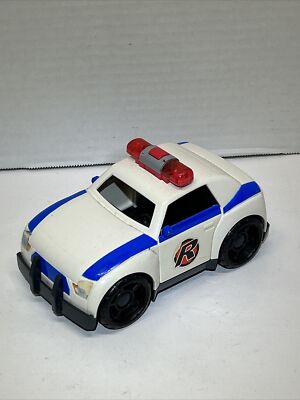 Fisher Price Imaginext Rescue Police Car Vehicle 2009 Toy Rare With Sound-image