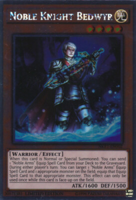 Noble Knight Bedwyr - NKRT-EN002 - Platinum Rare - Limited Edition x1 - Lightly -image