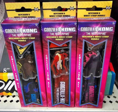 Godzilla x Kong The New Empire Keychain & Wrist Strap - Godzilla/Kong/Skar King-image