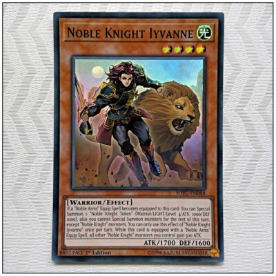 Noble Knight Iyvanne - SOFU-EN088 - Super Rare 1st Edition Yugioh-image