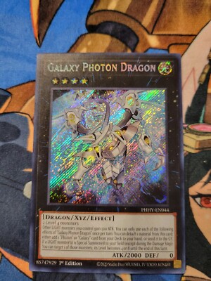 Galaxy Photon Dragon PHHY-EN044 Secret Rare 1st Edition-image