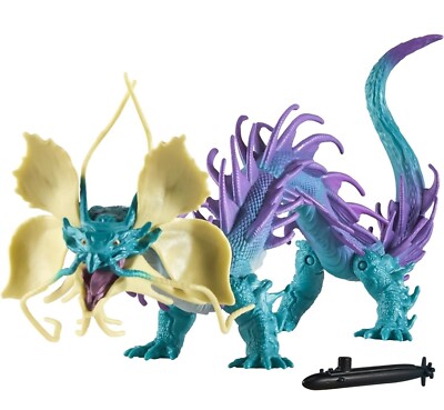 Godzilla x Kong The New Empire Tiamat Figure w Submarine 6