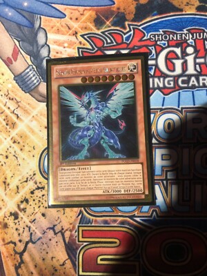 Galactic Eye Photon Dragon PGLD-FR038 Gold Rare French First ed.-image