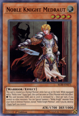 YUGIOH Noble Knight Medraut : BLRR-EN071 : Ultra Rare NM-MINT-image