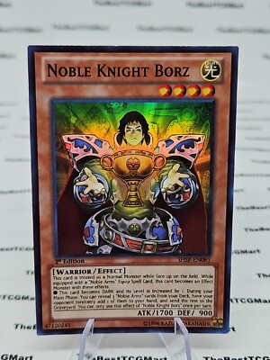 Yugioh! Noble Knight Borz - SHSP-EN085 - Super Rare - 1st Edition Near Mint-image