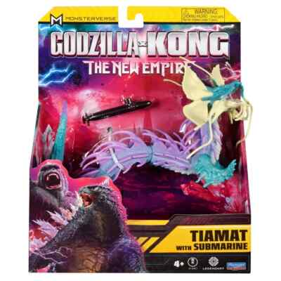 Godzilla x Kong The New Empire Tiamat Figure w Submarine 6