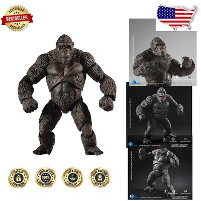 Iconic 6.3” Kong Action Figure - Includes Battle-Ax & 16 Articulation Points-image