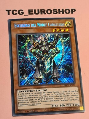Noble Knight's Shield-Bearer ● YUGIOH ● BROL ● SPANISH ● SECRET RARE ● NM ● 90-image