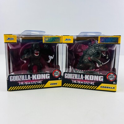 Godzilla x Kong: The New Empire Metal Figure Two Pack NEW In Box Metalfigs Jada-image
