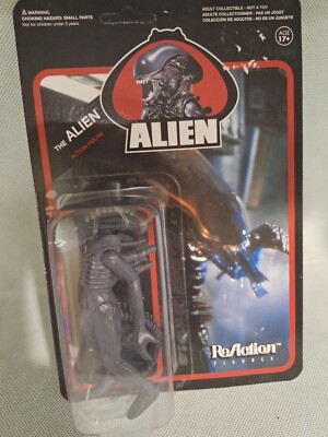 New The Alien Movie Glow in the Dark Super 7 Funko Reaction Action Figure-image